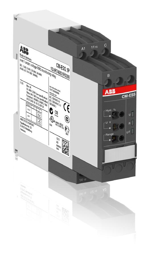 Data sheet Voltage monitoring relays CM-ESS.1 For single-phase AC/DC voltages The CM-ESS.