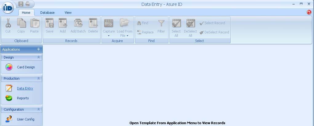 Reviewing the Home Menu Bar for Data Entry Using the items on the Home tab, you can perform these functions. Highlight the icon for the definition of each function.