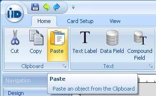 Pasting an Object from Clipboard These two functions (above and below) can be used for copying and pasting an image from another application.