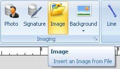 Adding a Static Image (to Card Template design) The images from files object are used to add a static bitmap to the card template