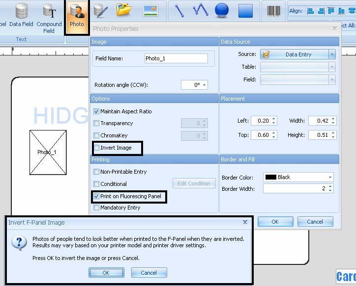 Printer Support The text will appear in a bluish tone on the preview so it can be differentiated from objects on the YMC panel.