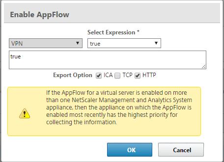 Note To view end-point analysis (EPA) failures in NetScaler MAS, you must enable AppFlow AAA Username logging on the NetScaler Gateway appliance.