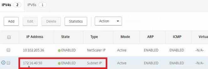 The subnet IP address is same as the IP address of the web interface added in the NSX. 2. Navigate to Configuration > System > Licenses to view the licenses that are applied to this instance.
