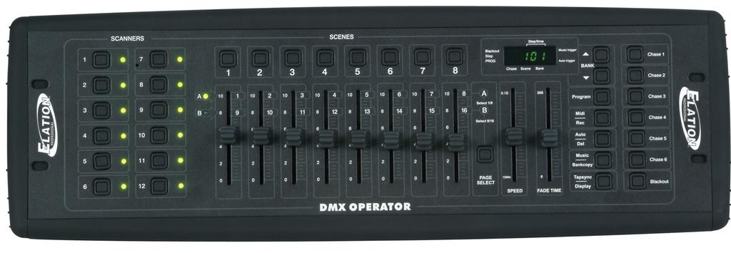 DMX IN DMX Linking: DMX function allows independent control of each fixture. Use any universal DMX controller to access the different traits associated with the MB DMX II.