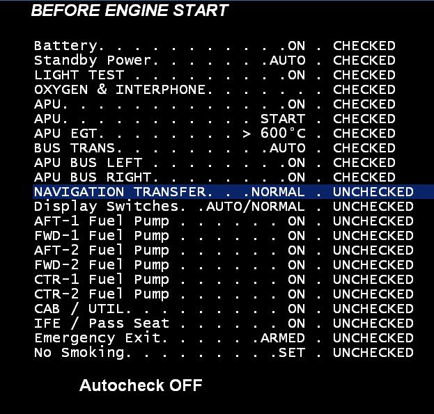 Autocheck Mode is OFF,