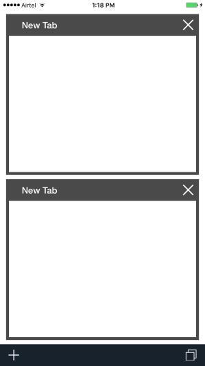 Supported Features Tabbed Browsing Tabbed browsing is supported for both iphone and ipad and includes both portrait and landscape orientation modes.