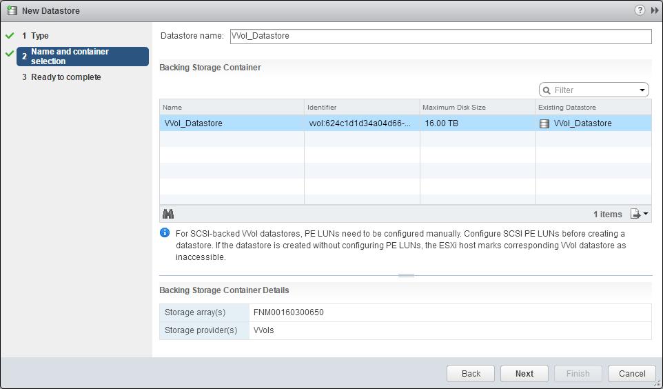 Once the datastore has been mounted on one ESXi host, you can right-click it to easily mount the same datastore to other ESXi hosts. Figure 16.