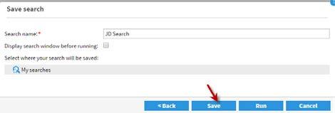 You can navigate to other result pages by using the scrollbar in the footer of the window.