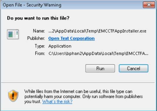 If you click on Run, the plug-in will be installed. 2. However, it does not work when you try using it later.