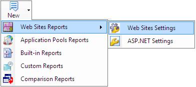 Chapter 4 4 Applications Reports 4.1 How to view Web Sites settings?