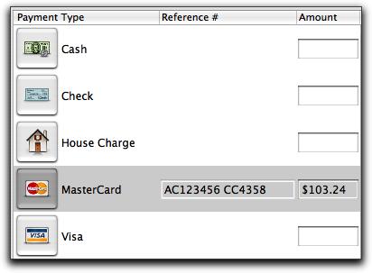 Payments Once you have finished paying house charges and applying gift certificates/cards, you will move to the payments panel to collect the Balance Due.