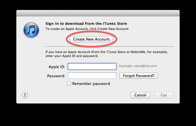 6. You are directed to the "Welcome to the itunes Store" screen.