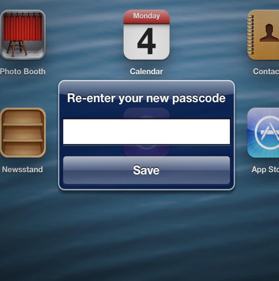 13. Re-enter your passcode 14.