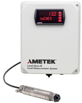LEVEL MATE III Level Measurement System The complete LEVEL MATE III system includes a level sensor (various models are available), cable