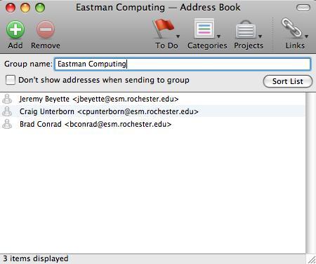 Contacts Create a New Contact To create a new contact, go to Contacts under the Eastman folder and click on New. You may then enter the contact s information.