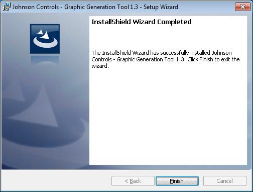 Note: The installation wizard upgrades the Graphic Generation Tool 1.1 or 1.2 to Version 1.3.