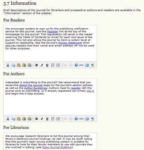 Figure 4.52. Setup Step 5.7: Information Lists You can control the number of items to appear on any given list (e.g., 100 items will appear 25 per page over 4 pages), and the number of page links shown at the bottom of any list (e.