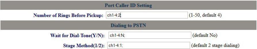 If the PSTN disconnects using the tones method, then turn on "Enable PSTN Disconnect Tone Detection" and turn off the "Enable Current Disconnect" option.