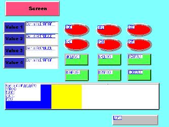 Only the user screens (0 to 3,999) can be displayed. System screens cannot be displayed. Display check screens by using the following procedure from the System Menu. 1. Select the Data Check Tab. 2.