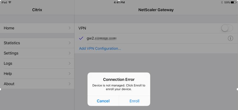 If the user enrolls an ios/android device using Intune Company Portal app and connects to VPN using the Citrix VPN client, then user will be allowed to connect to VPN as the NAC check will have the
