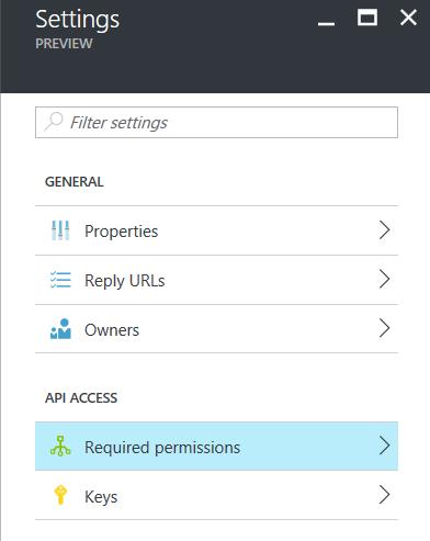 6. In the Required Permission UI, you need to set correct permission for the following: A.