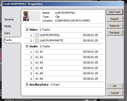 ) AppCenter select audio and video tracks to add.