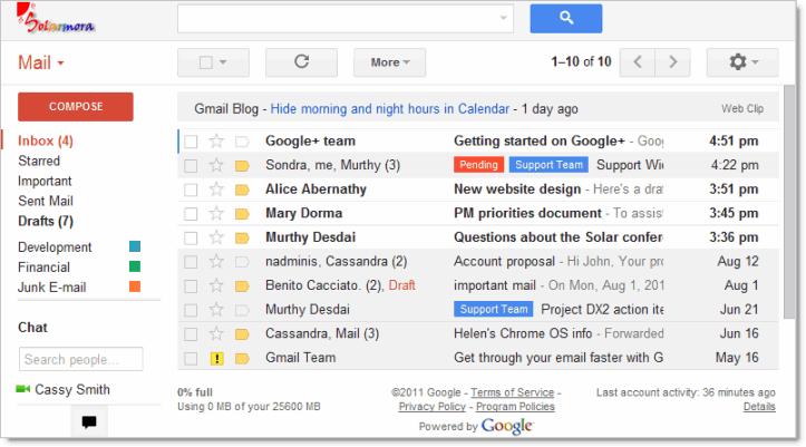 Gmail: Sending, replying, attachments, and printing Welcome to Gmail. This document will give you a quick overview of how Gmail works with you to make your life easier. Let s get started!