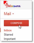 2. A new message opens near the lower-right of your Gmail window. To minimize the new message click.