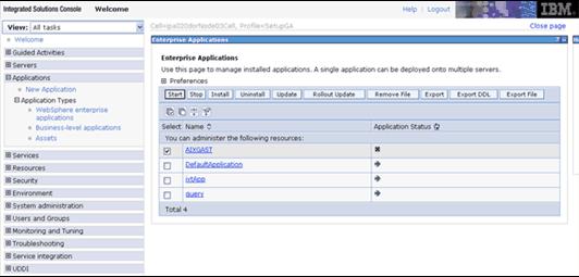 <profile name> is the profile name given while creating the WebSphere profile. Refer to WebSphere Configuration for Infrastructure Application Deployment section for details.