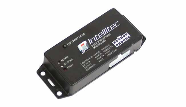 4 Blue Tooth Module 00-01094-000 Low Current I/O Module 00-01095-000 The Intellitec Products Blue Tooth module, 00-01094-000, is intended for the sole purpose of Developing the communication messages