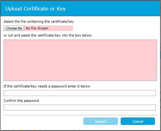 4. Edit the Signing Certificate section and add the CA certificate by browsing to the folder where the root certificate was placed. 5.