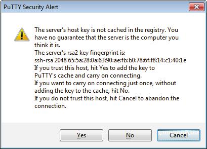 Securing Remote Access (Cont.) You can establish an SSH connection to the SSH-enabled device (a switch, in this example) using an SSH client on your PC, such as PuTTY.