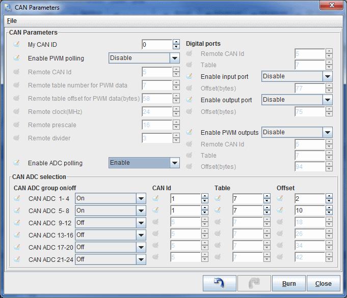 Under the Advanced Engine menu, you can enable thermocouple input under the EGT / Thermocouple Inputs screen.
