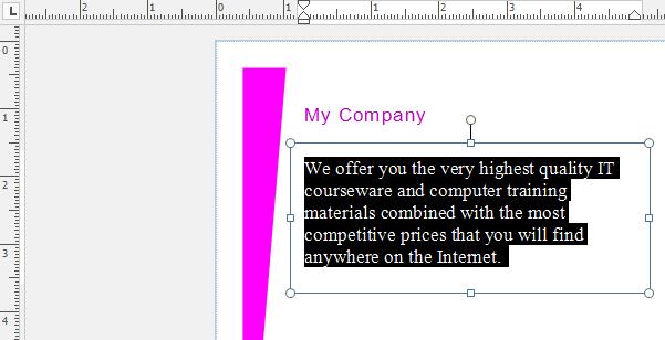Microsoft Publisher 2013 Foundation - Page 24 Modifying line spacing Select the first paragraph of text