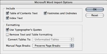 Section 5: Working with Text Whether you use a word processing program to write text and then import the text into your InDesign CS layouts, or you type text directly within InDesign CS, you can take