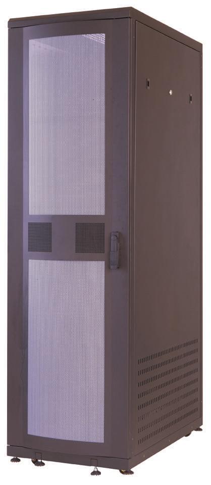 2-Full-length perpex door reinforced with metal frame integral locking mechanism and three point locking. Side edges are perforated for excellent air-conditioning.
