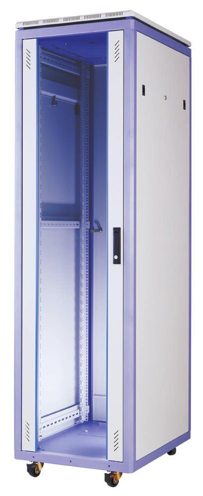 ABINETS 19 - FREE Rack STANDING Cabinets - TYPE Free Standing 19 ESTAP Type DATA RACK Universal Line FEATURES *Easy to access Front door features a full-length smoked and shatterproof glass door with