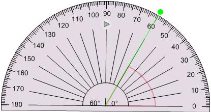 8.7 Protractor Protractor can be used to measure angles and radians, or draw arcs and pies. Following is the method of selecting protractor: 1.