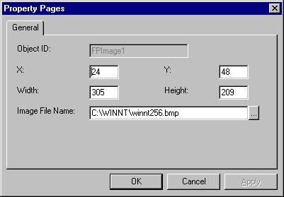 B-66244EN/02 2. FAPT PICTURE (Windows) 2.3.12 Image Display Control Property Pages This control is used to display an image on the CNC screen.