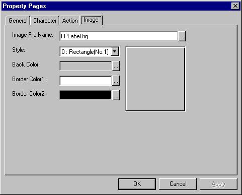 2. FAPT PICTURE (Windows) B-66244EN/02 Image Image File Name: A FIG file holding a control figure can be selected. Style: Select a type of control figure registered in the "Image File Name".