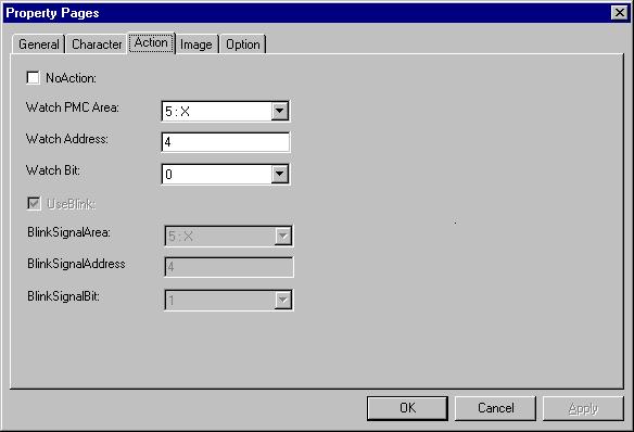 B-66244EN/02 2. FAPT PICTURE (Windows) Action NoAction: Check this check box to disable the lamp control function.