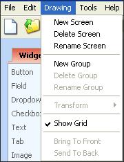 Tools: Using the Tools menu, you can: run a slideshow of the screens. take a snapshot of a screen and either save it or copy it to the clipboard.