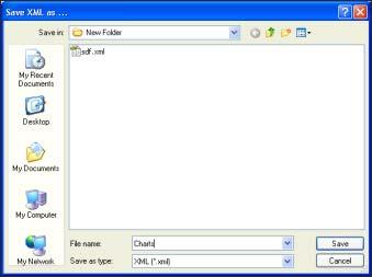 Click Export to XML on the Tools menu. The Select XML Export Option box is displayed. 2.