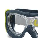 uvex RX goggle and PC+ Top class protection PC + uvex uses highly impact resistant polycarbonate and has also increased the thickness in the middle of the lens.