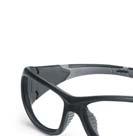 uvex RX sp 5513 1577 62/16 uvex RX sp 5513 sporty, plastic wraparound design with large lenses and anatomic sport glazing side shield and integrated brow guard frame design good fit