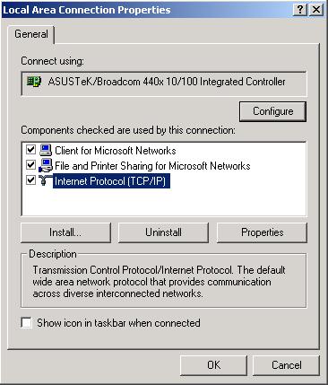 Double-click Local Area Connection ( LAN ) 3.