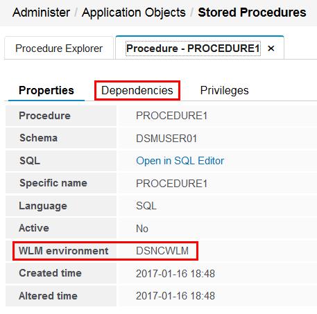 When you create a native SQL Stored procedure, DB2 for z/os automatically assigns the default WLM application environment, set during installation or migration.