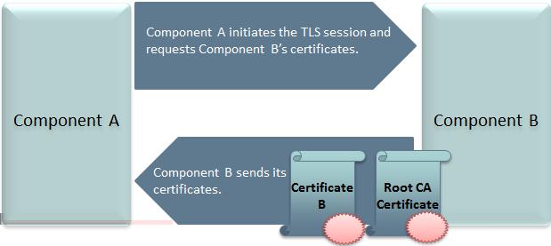 using certificates, to provide authentication of the devices and encryption of the communication between them. This method also checks the data integrity of messages.
