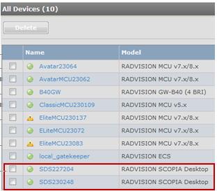 Verify that the required Scopia Desktop server appears in the table of connected servers. 4. Enable user authentication for Scopia Desktop: a. Login to Scopia Management. b.