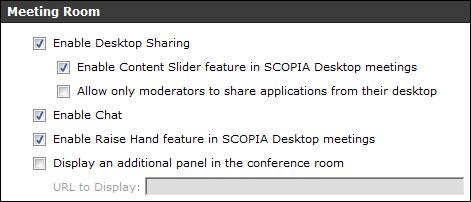 Procedure 1. Access the Scopia Desktop server Administrator web user interface, as described in Accessing the Scopia Desktop server Web Administration Interface on page 51. 2.